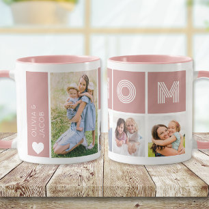 Fotokollage för Rosa Mamma Mugg