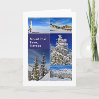 Fotokollage för Snö Mount Ro Kort