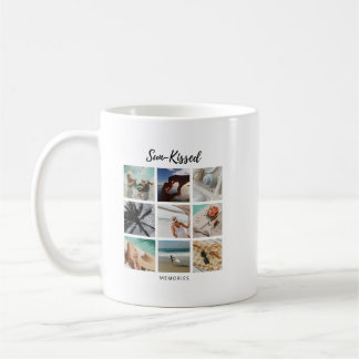 Fotokollage för sol-Kisserade minnen Kaffemugg