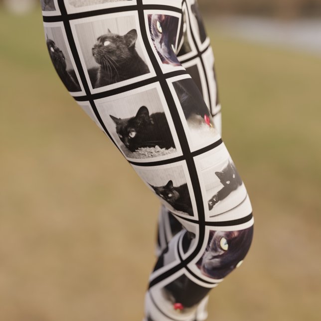 Fotokollage Framed Pet Bild Leggings (Photo Collage Framed Pet Picture Leggings just for you. Add your photos!)