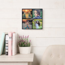 Fotokollage i den moderna familjen 4
