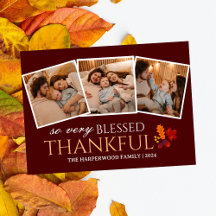 Fotokollage i familjen Modern thanksgiving