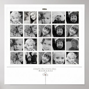 fotokollage i instgram poster