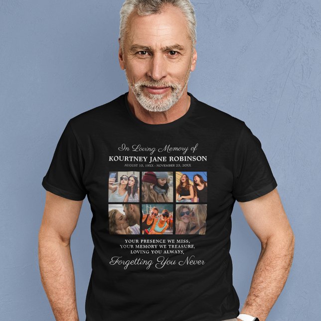 Fotokollage i Loving Memory Memorial T Shirt (Skapare uppladdad)