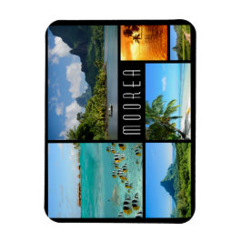 Fotokollage i morea-landskap magnet