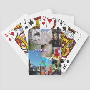 Fotokollage i Schweiz Casinokort