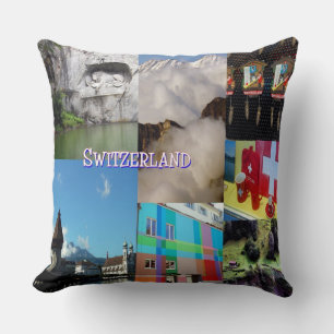 Fotokollage i Schweiz Kudde
