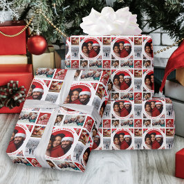 Fotokollage med Namn Glad helg Presentpapper