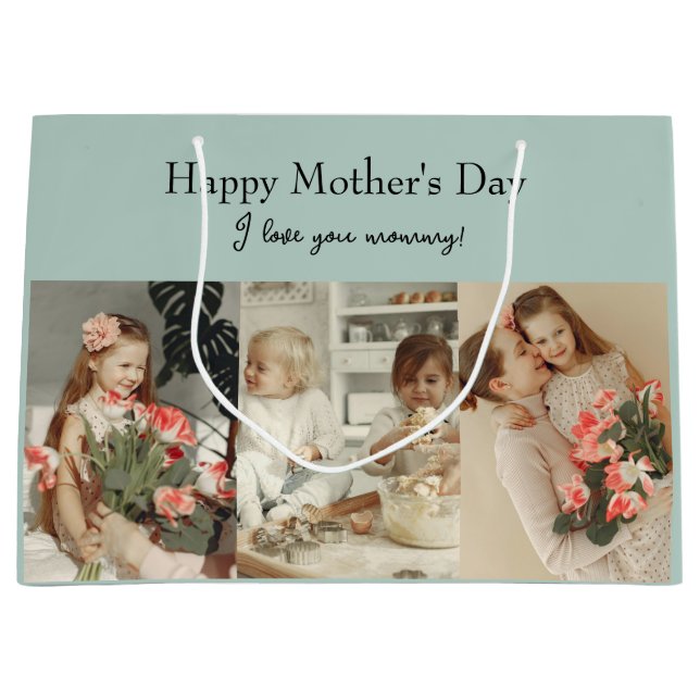 Fotokollage & meddelande - Personlig Gift | (Framsidan)