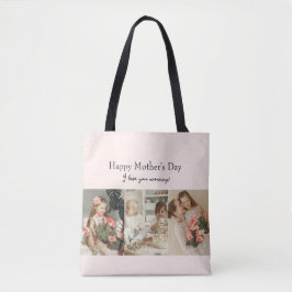 Fotokollage & meddelande - Personlig Gift | Tygkasse