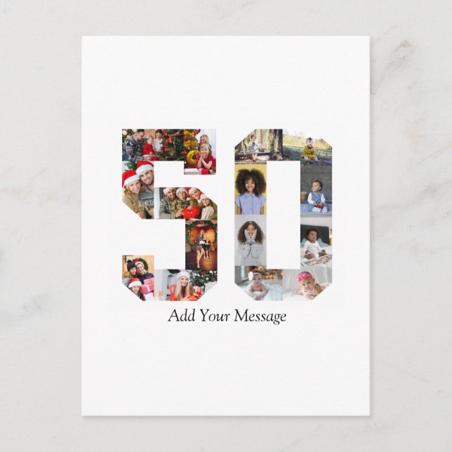 Fotokollage nummer 50 vykort (Framsida)