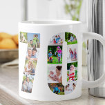 Fotokollage nummer 70 - 70:e födelsedagen jumbo mugg<br><div class="desc">Personlig Giant Mugg för 70:e födelsedagen. Skapa din egen fotokollage med dina favoritfoton. Fotografierna visningar automatiskt i form av nummer 70 på båda sidor om mugg. Fotokollaget innehåller en blandning av kvadrat, porträtt och liggande bilder till ge som ger dig bra flexibilitet att placera dina foton på den bästa platsen....</div>