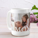 Fotokollage och Anpassningsbar i MAMMA Många Kaffemugg<br><div class="desc">Visa mamma (mor) kärlek med vår personlig MAMMA fotocollage och monogram mugg. Vår design har en omslutningsdesign med en sju fotokollage-design. "MAMMA" visas i vitt på fotot. Detta speciella mugg är den perfekt gåva som ska skickas till mamma för mors dag, födelsedag, jul, årsdagar eller en speciell gåva för att...</div>