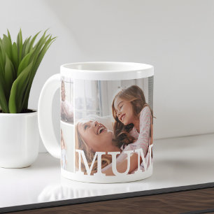 Fotokollage och Anpassningsbar i MORSA Många Kaffemugg