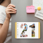 Fotokollage på nummer 21 Lycklig 21: a födelsedage Magnet<br><div class="desc">Skapa din egen unika 21:a födelsedagelagare. Fotomallen är inställd på redo så att du kan skapa din egen unika fotokollage i form av nummer 21. Du kan också lägga till din anpassningsbar eller namn i tjugoettårsåldern om du vill. En billig och tänksam gåva till en milstolpe på födelsedagen. Bläddra i...</div>