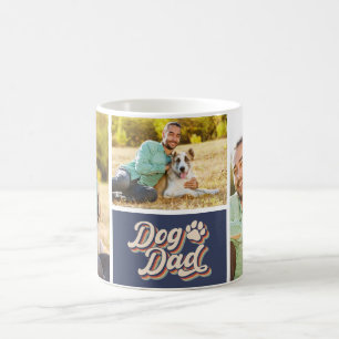 Fotokollage Pappa Paw-utskrift för Hund Kaffemugg