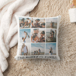 Fotokollage Peel och Stick fotobricka i familjen Kudde