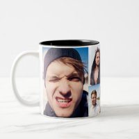 Fotokollage placera Ansikte på Mugg