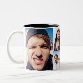 Fotokollage placera Ansikte på Mugg