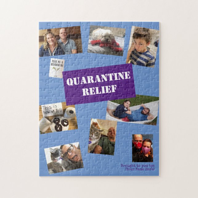 Fotokollage Puzzle - för barn och vuxnor för Rolig Pussel (Vertikal)