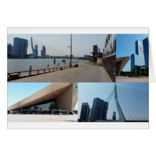 Fotokollage Rotterdam 4 Hälsningskort