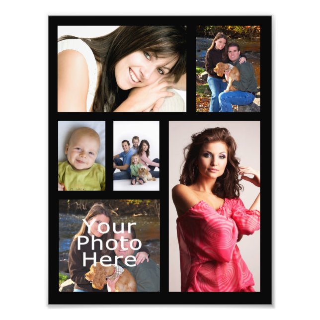 Fotokollage, sex Bilder Fototryck (Framsidan)
