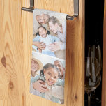 Fotokollage Simple Elegant Bild Kökshandduk<br><div class="desc">Personlig 10-Photo Collage Kitchen Towel. Den här kökshandduken i anpassningsbarna är ett tänkbart och praktiskt sätt att visa dina favoritminnen samtidigt som du får en personlig beröring på ditt space. Utformningen har en 10-fotosamlingslayout, perfekt för att belysa speciella ögonblick - oavsett om det är familjefotografier, resande äventyr, husdjur, vänner eller...</div>