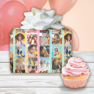 Fotokollage Simple Rand Birthday Presentpapper
