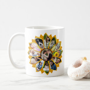 Fotokollage Solrosblomma 13 Bilder Easy Kaffemugg