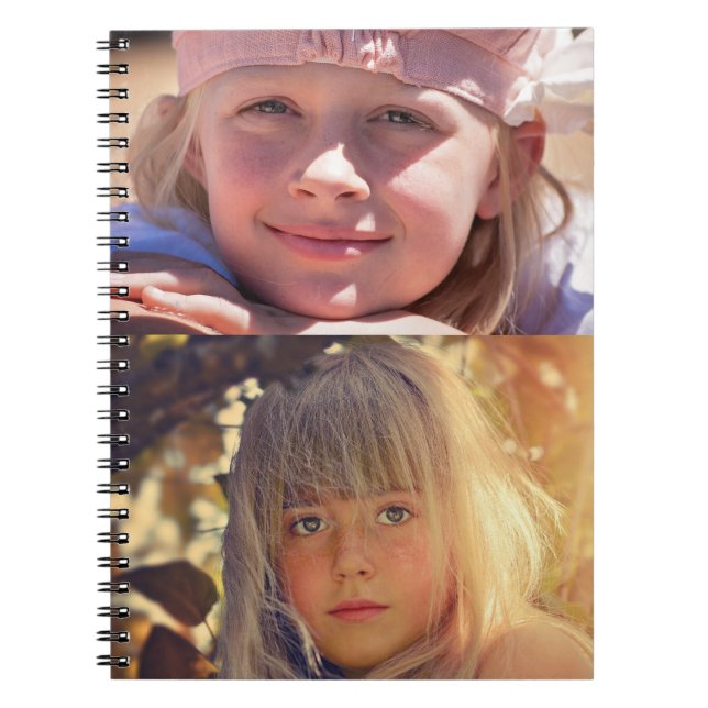 FOTOKOLLAGE SPECIALTILLVERKAT ANTECKNINGSBOK (Framsidan)