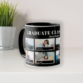 Fotokollage studenten, klass 2024 kaffemugg