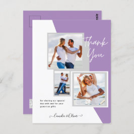 Fotokollage TACK Wedding/Baby/Examen/NÅGOT Vykort