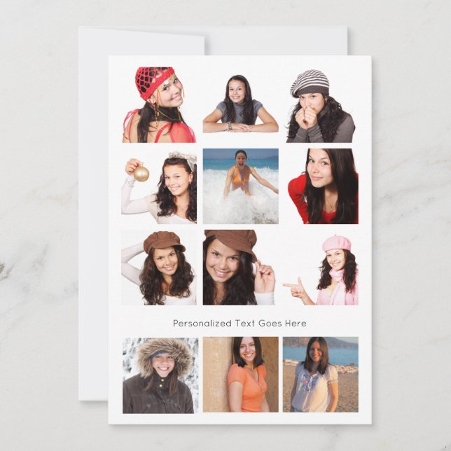 Fotokollage - tolv fotoPersonliger (Framsida)