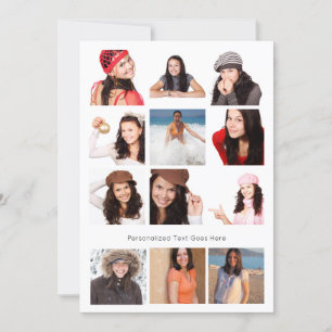 Fotokollage - tolv fotoPersonliger