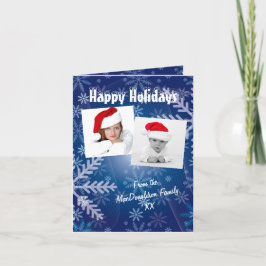 Fotokollationsmall för helgdag under jul helgkort
