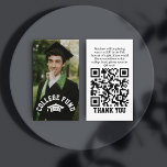 Fotokollegiets QR-kod Studenten Infoga Tilläggskort<br><div class="desc">Tittar du för ett bekvämt sätt att stödja dina student framtida utbildningsinsatser? Vårt studenten-kort för foto "College Fund" i affärskortet är precis vad du behöver. Med en skannerbar QR-kod som kallas "College Fund", ger detta kort familj och vänner möjlighet att utan problem bidra till sin högskoleresa. Ta bara med den...</div>