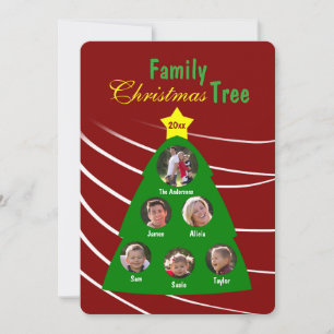 Fotokort för Anpassningsbarna Family Julgran Keeps Julkort
