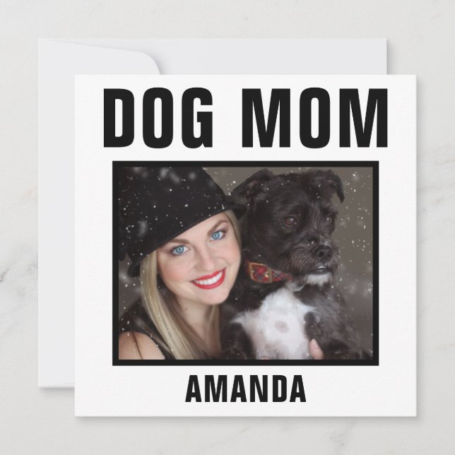 Fotokort för Anpassningsbarna personlig Hund Kort (Framsida)