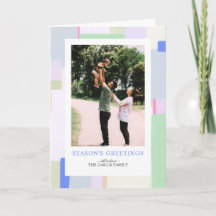 Fotokort för Artered Pastel-Helgdag