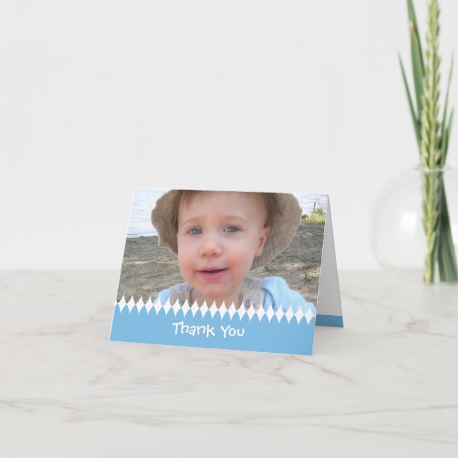 Fotokort för barn eller Baby Tack Kort (Framsida)