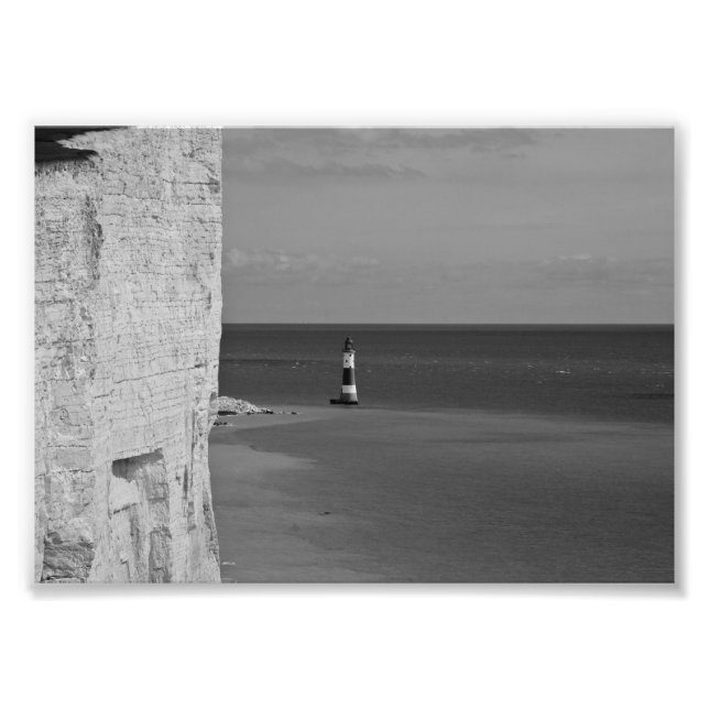Fotokort för Beachy Head Fototryck (Framsidan)