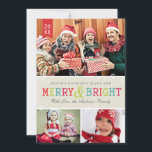 Fotokort för Bright Snöflingor Helgdag Julkort<br><div class="desc">.</div>