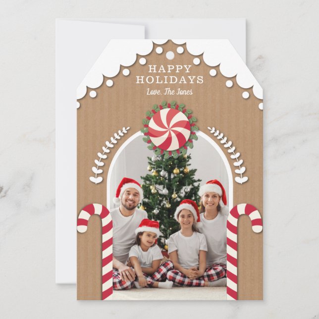 Fotokort för bröd - hus (Framsida)