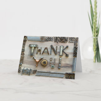 Fotokort för bygge - Tack