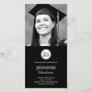 Fotokort för enkel Elegance Studenten-varning Meddelande