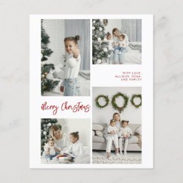 Fotokort för familjen BUDGET God jul Flygblad