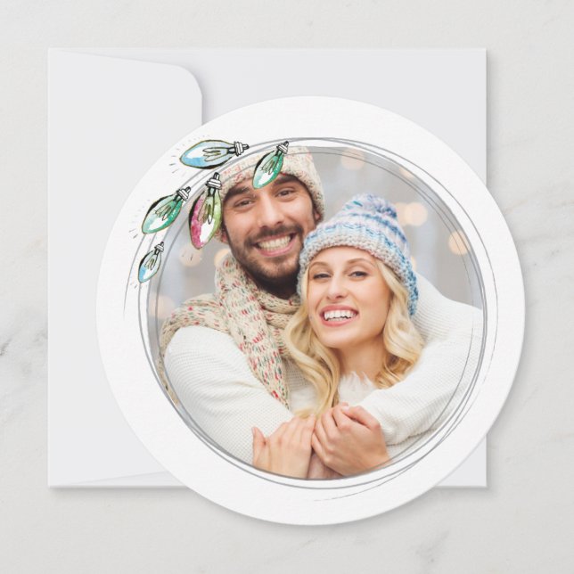 Fotokort för första jul-Helgdag (Framsida)