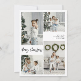 Fotokort för God jul-familjen Julkort