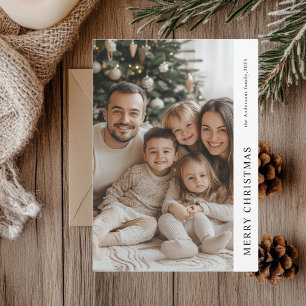 Fotokort för god jul Personlig-familjen Inbjudningar