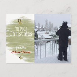 Fotokort för Golden Stars Helgdag Helg Vykort